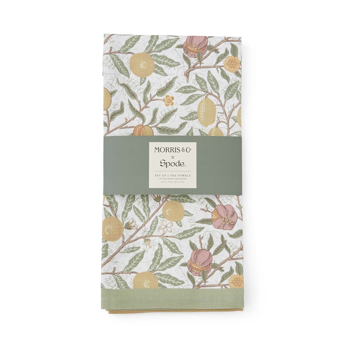 Morris & Co. Furits & Marigold Tea Towel Set image number null